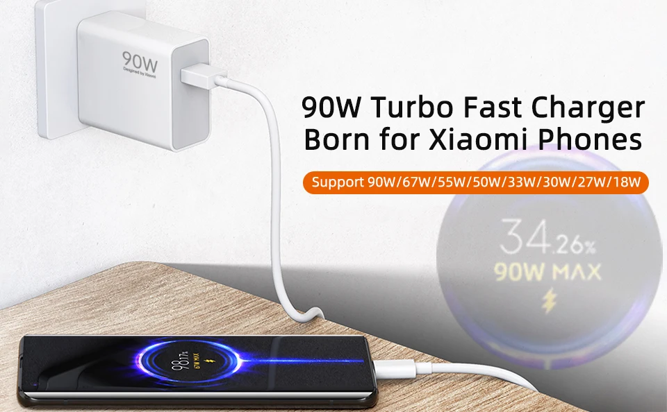Cavo USB-C HyperCharge Originale Xiaomi 120W 6A | Ricarica Veloce Per Mi14, Mi13, Redmi Note 13/12, Poco (USB-A A USB-C) - 3