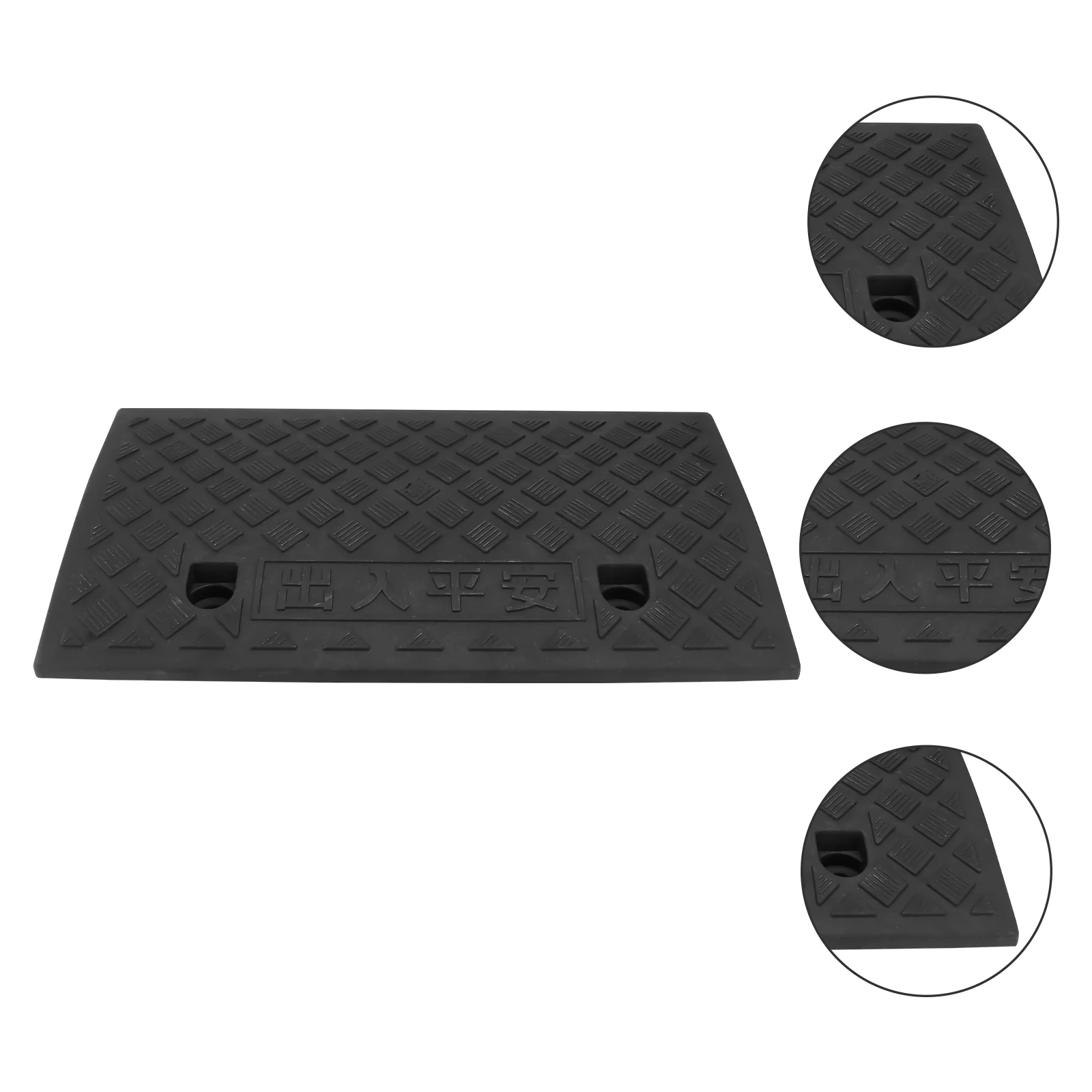 

Hard Plastic Curb Ramps Portable Heavy Duty Ramp For Car Truck Scooter Bike Motorcycle Rubber Triangle Pad Slope Pad Upslope Pad