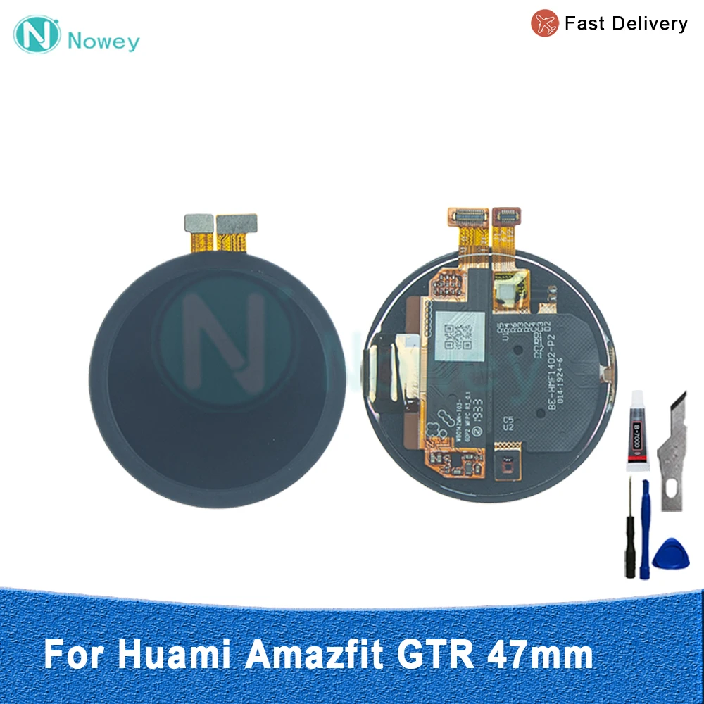 

For Huami Amazfit GTR 47mm A1901 A1902 LCD Display Smart Watch Screen Touch Repair Replace Original AMOLED