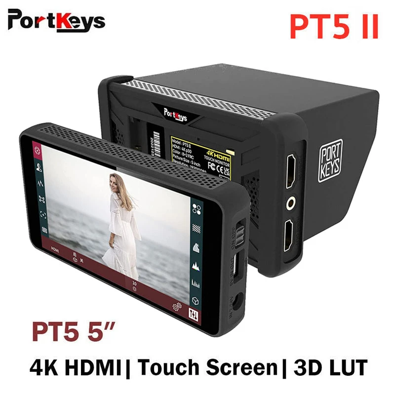 Portkeys Pt5 Ii 4k Hdmi Touchscreen 5 Inch Camera Field Monitor Ips Fhd ...