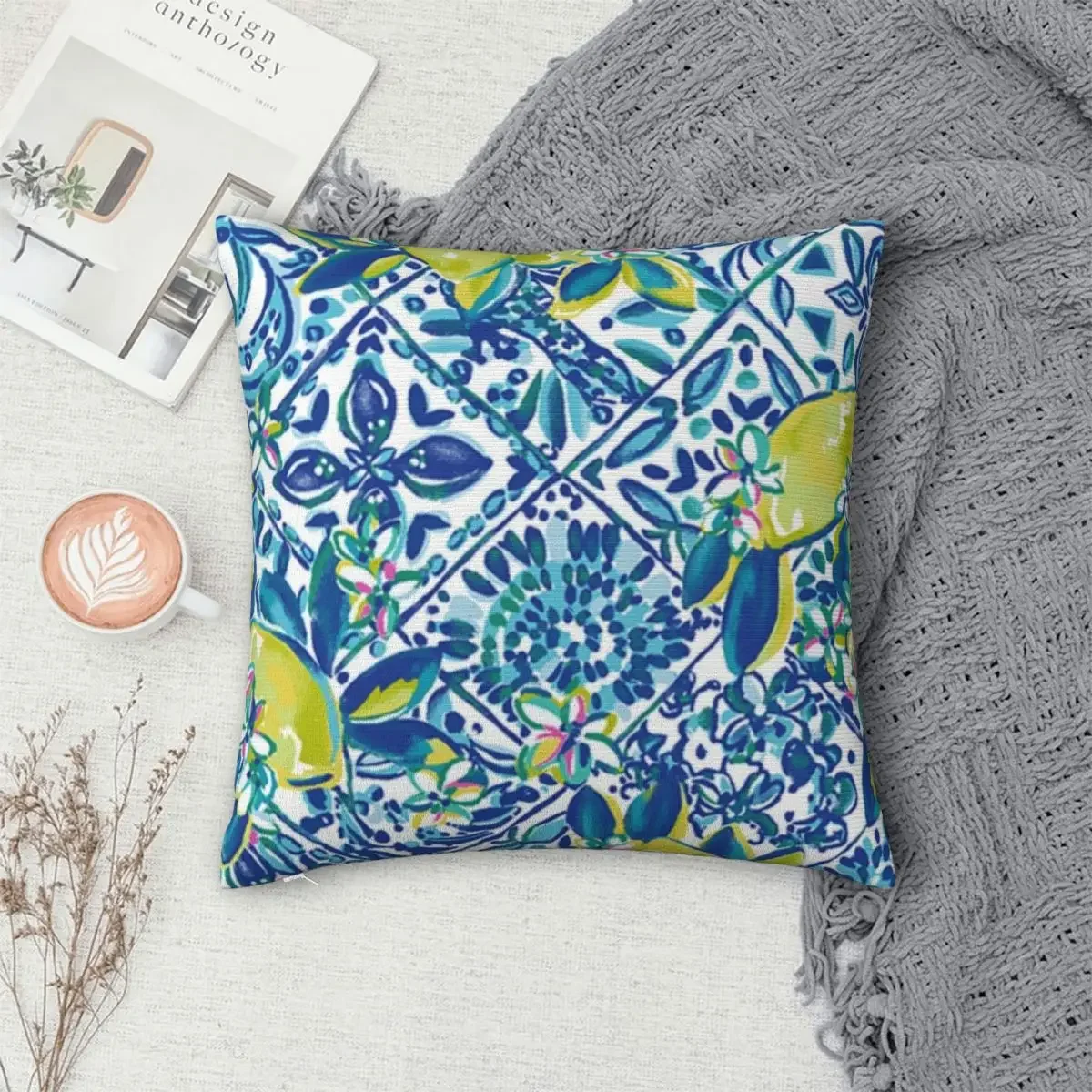 

Lily Pulitzer Pillowcase Polyester Pillows Cover Cushion Comfort Throw Pillow Sofa Decorative Cushions Used for Home Living Room