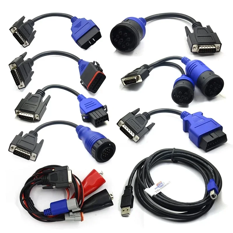 넥시크-2 USB 링크 2 블루투스 자동 진단 도구 (볼보, 이스즈, 네익 2 헤비듀티 125032 디젤 트럭용) 소프트웨어 포함 스캔툴