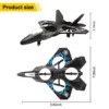 L0712 RC Remote Control Airplane 2.4G Gravity Sensing RC Glider One Key Takeoff 360° Rotation Plane EPP Foam Kids Toys 6