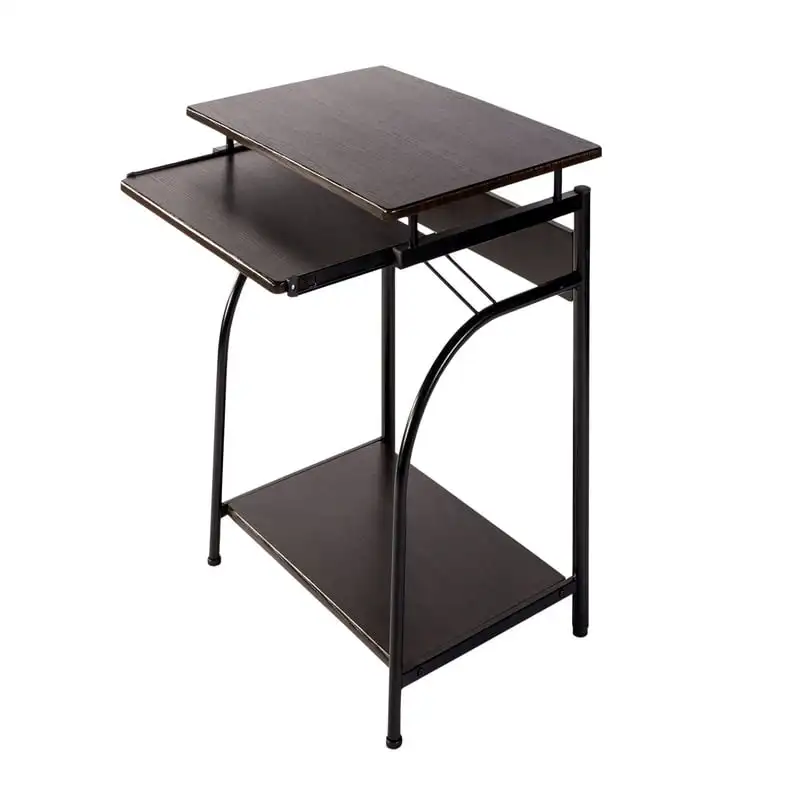 

Stanton Computer Desk with Pullout Tray, Espresso