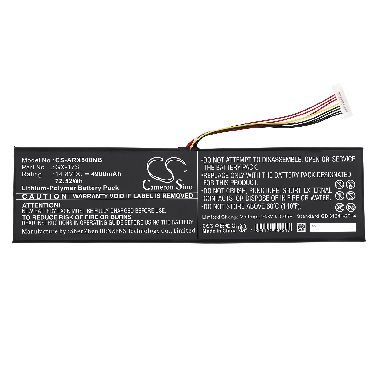 

laptop battery for 4900mAh Li-Polymer 14.8V 72.52Wh for Aorus X5S X3 Plus v5 X3 Plus v7 for Gigabyte Aorus X3 PLUS V3 Aorus X3
