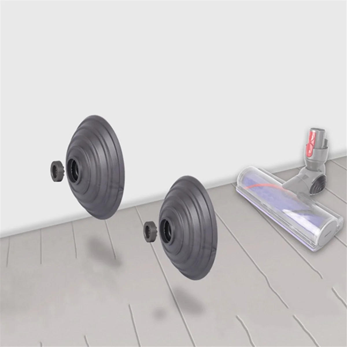 V-Ball Wheel for Dyson High Torque Cleaner Head, Suitable for Dyson V6 V7 V8 V10 V11 V15 Cordless Vacuum Cleaner 2