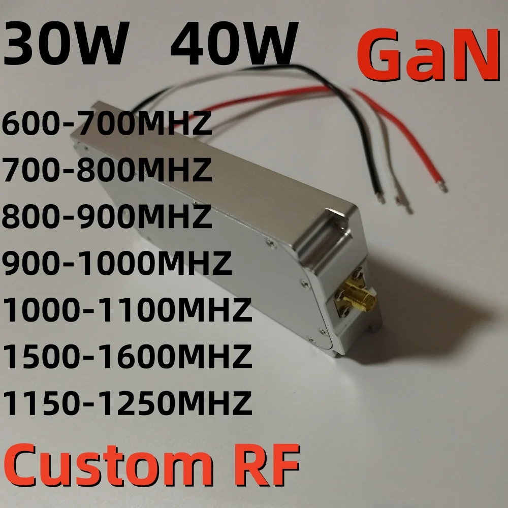 

30W40W GAN CHIP RF POWER AMPLIFIER MODULE 600-700MHZ 700-800MHZ800-900MHZ900-1000MHZ1150-1250 GALLIUM NITRIDE CHIP ANT I DRONE