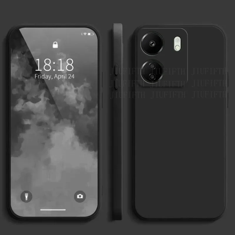Silicone Soft TPU Matte Phone Case - Solid Color, Thin Design