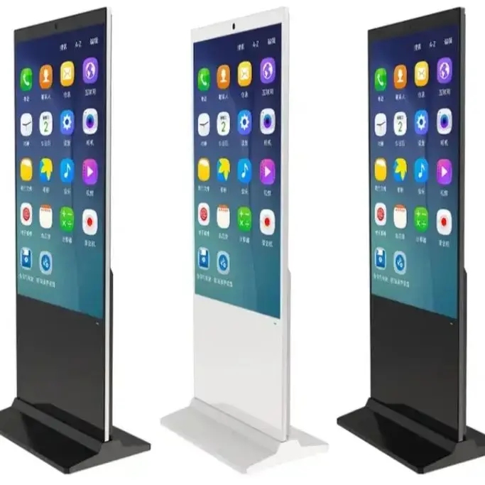 New Creative Floor Standing Digital Signage Display Wifi Lcd Screen 55 Inch Indoor Advertising Playing Equipment
