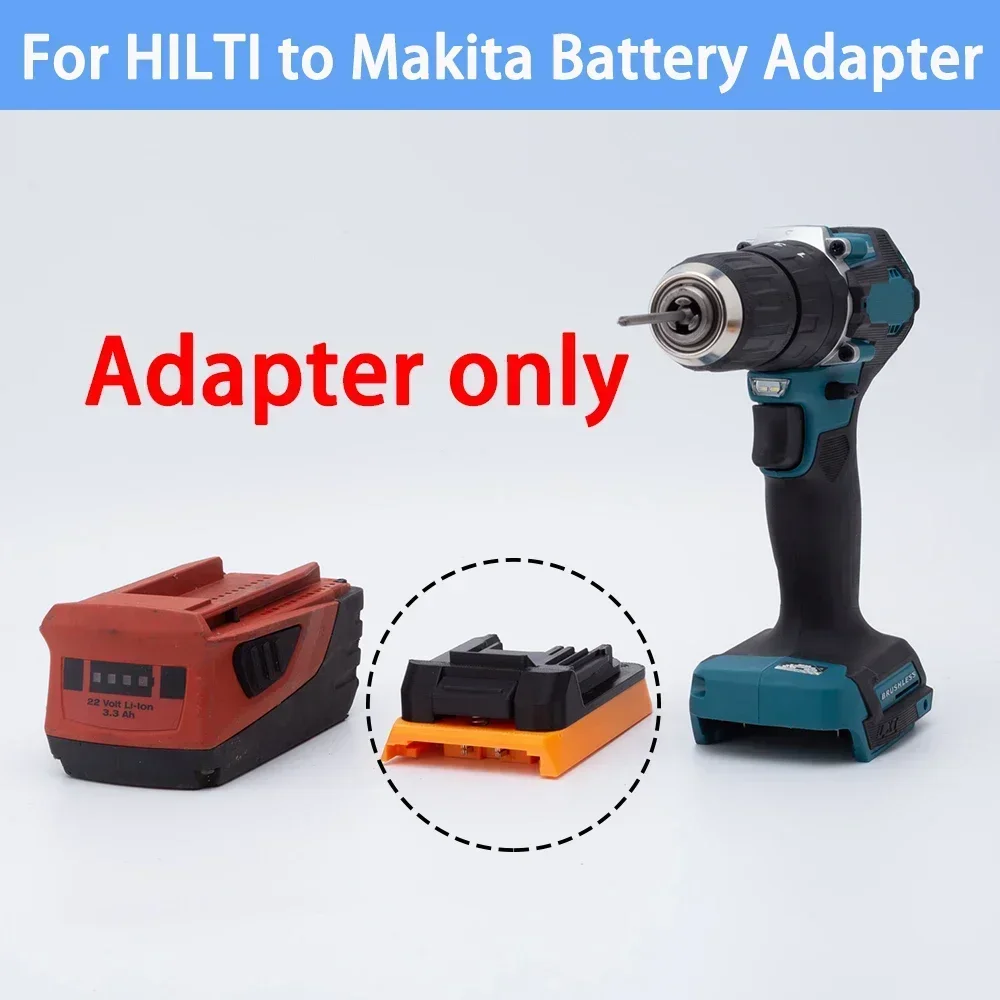 For Hilti 22V B22 Lithium-Ion Battery Adapter Converter For Makita 18V BL Series-Power Tool Accessories(Battery not included)