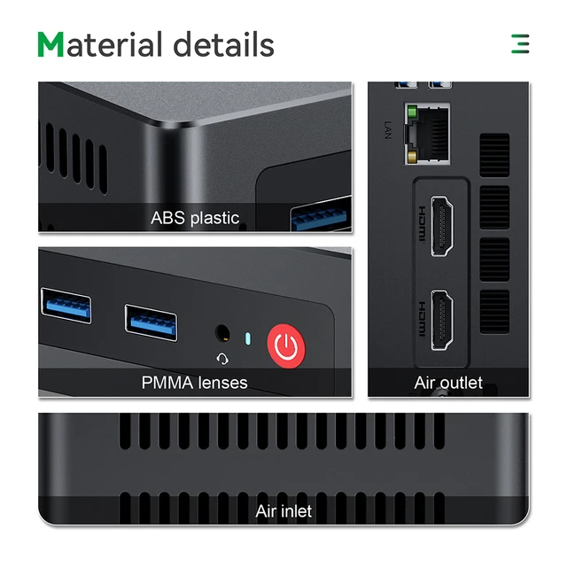 TRIGKEY green G4 ミニPC 16GB 500GB N100 【公式通販】