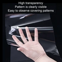 50pcs Transparent Tattoo Transfer Paper Clear Pattern Thermal Tattoo Transfer Film Paper 2