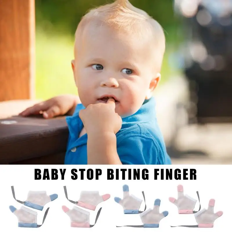 

Anti Thumb Sucking 1 Pair Adjustable Stop Thumb Sucking For Toddlers And Babies Adjustable Breathable Thumb Sucker Stopper And