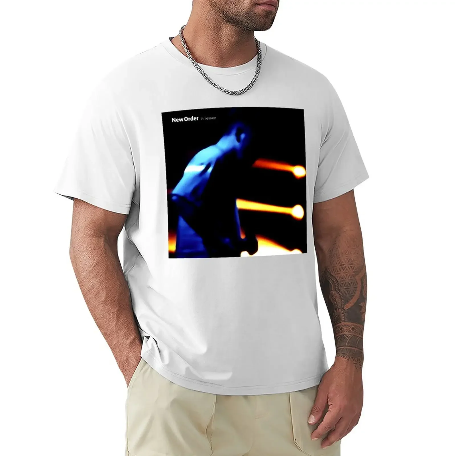 

Néw rder In Session Album Cover T-Shirt korean fashion summer top Men's t-shirts