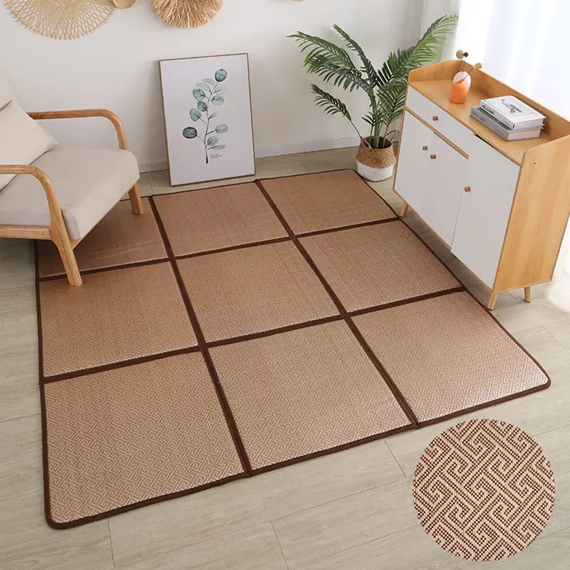 Alfombra Tatami Japonesa Para Sala De Estar, Esterilla Gruesa De Ratán,  Colchón Fresco De Verano Para Cama, Alfombra De Dormitorio, Alfombra De  Juego Personalizada Para Niños - Alfombras - AliExpress