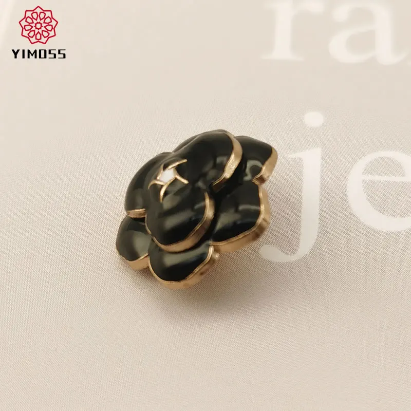 6 Stück 18 mm luxuriöse und hochwertige Blumenknöpfe für Hemd, Damenbekleidung, Nähzubehör, DIY-Handarbeit, Nähknöpfe, Neu – Detail 7