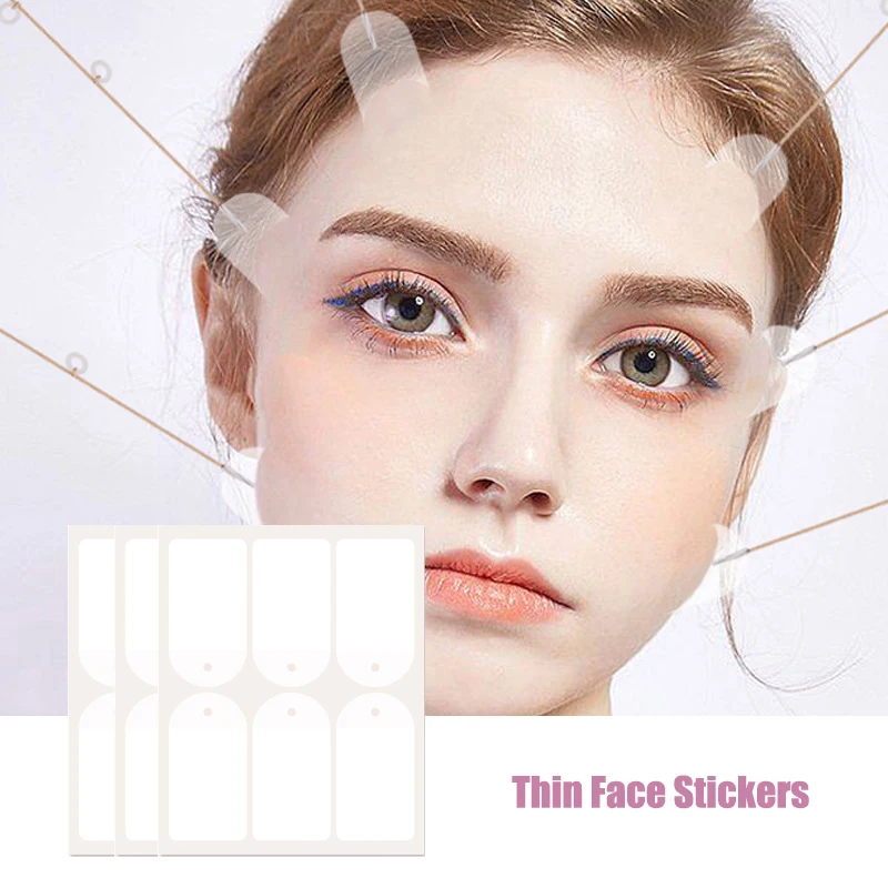 

12/18Pcs/Set Invisible Thin Face Stickers V-Shape Fast Lifting Facial Lift Up Neck Eye Double Chin Wrinkle Makeup Tape