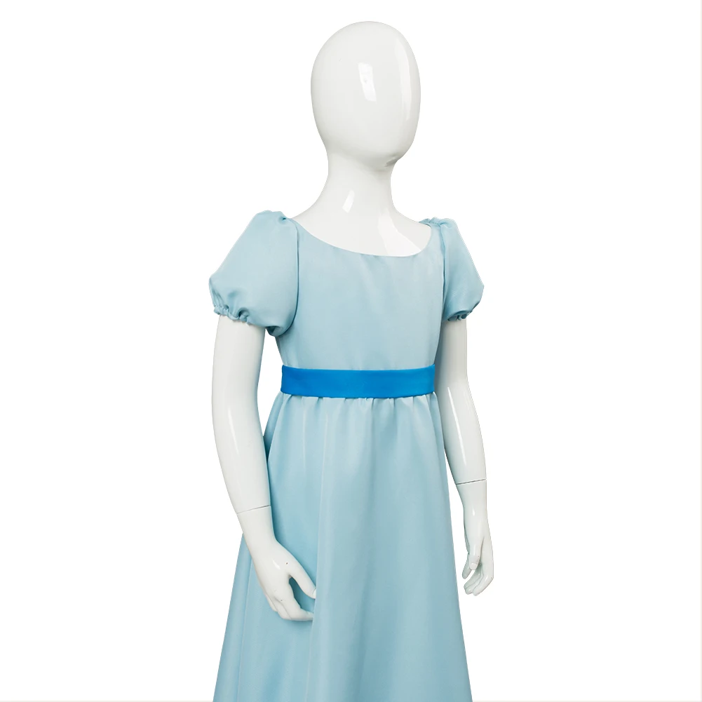Fantasia Wendy Cosplay Costume Kids Girls Cartoon Peter Pan Dress Disguise Halloween Carnival Party Suit