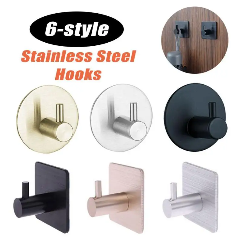 

1Pcs Stainless Steel Silver Bathroom Hardware Set Towel Rack Toilet Paper Holder Towel Bar Hook Rustproof Bathroom Accessories