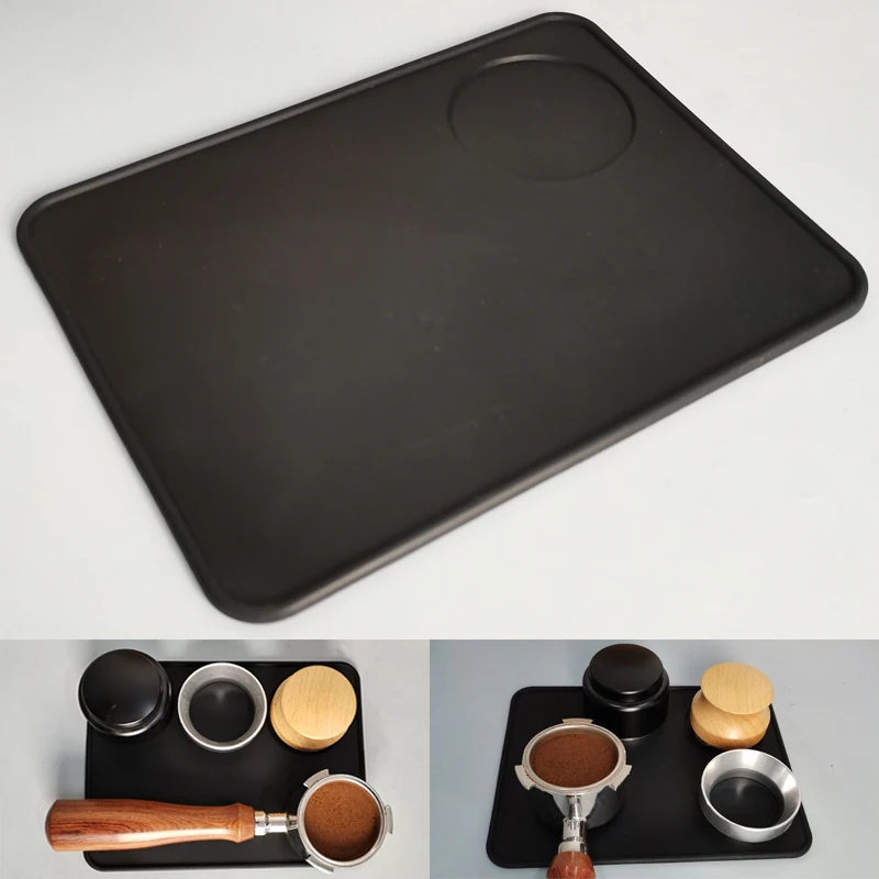 Silicone Tamper Mat Black Pads Stand For 49/51/53/54/57.5/58/58.5mm Portafilter and Tampers
