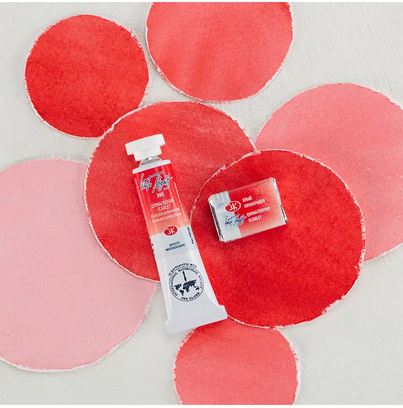 Premium Russian White Nights Watercolor Set - Extra Fine Artist Grade Pigments in Full Pans with Vibrant Lightfast Colors