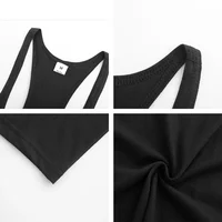 Débardeur de gymnastique en coton pour hommes, gilets de course, dos en Y, chemise sans manches, entraînement musculaire, athlétique, Fitness, Singlets 6
