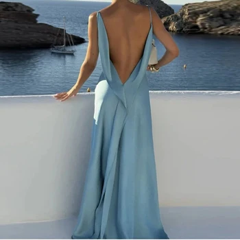 Elegante abito in raso 1