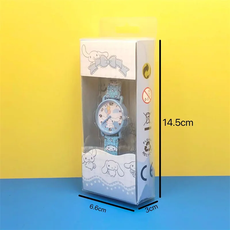 Anime Sanrio Boxed Cartoon Watch Student Hello Kitty Kuromi Melody Cute Electronic Watch Analog Watch Children's Birthday Gifts 6