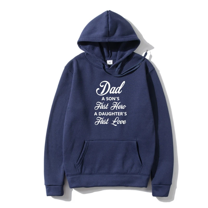 

2022 New Mens Hoodys Pullover Awesome Dad Firs Love Ar Fon Printed On SweatSweatshir O Collar Warm Sweatshir Sweatshir Personali