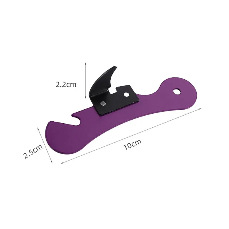 Manual Can Opener Safety gadget Multifunctional Stainless Opener Kitchen Gadgets Comfort Good Grip for Tin Jar Bottle Cans can opener bottle opener multifunctional tool