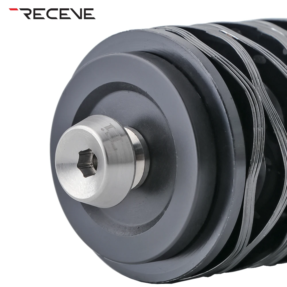 RECEVE Folding Bike Rear Shock Absorber Bicycle Suspension BMX Rear Bumper Titanium Alloy Shock Absorbers For Brompton