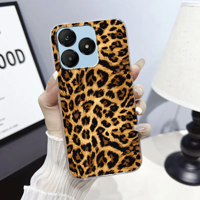Charming Cartoon Floral Cat Protective Phone Case - Soft Silicone Marble Design Cover