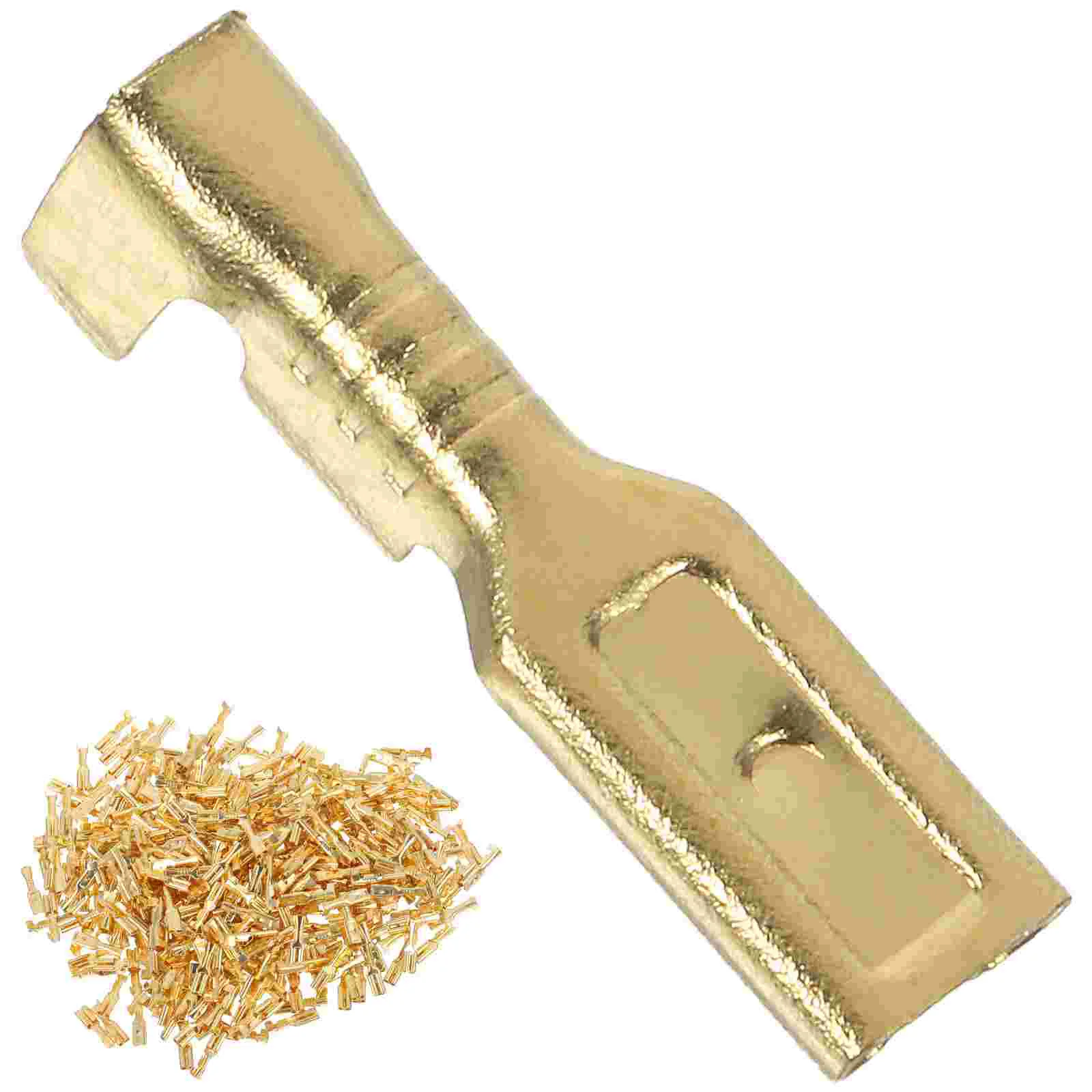 

1000pcs Crimp Connector Crimp Wire Terminal 28mm Quick Splice Crimp Connector