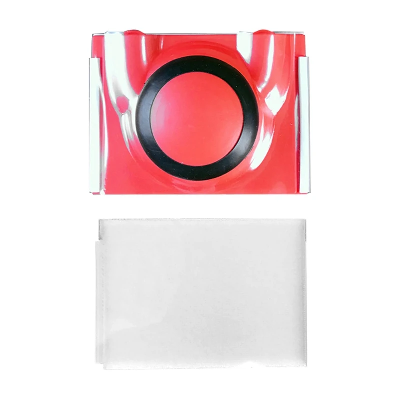 Pad Painter For Walls Paint Edge Trimmer Set Kit With Handle And 2 Sponge Brushes, For Wall Painting Red