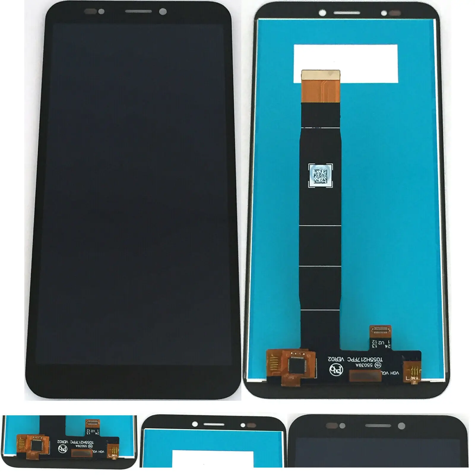 100% Nuovo 5.45 "Per Nokia C1 2019 Ta-1165 Display Lcd Touch Screen Digitizer