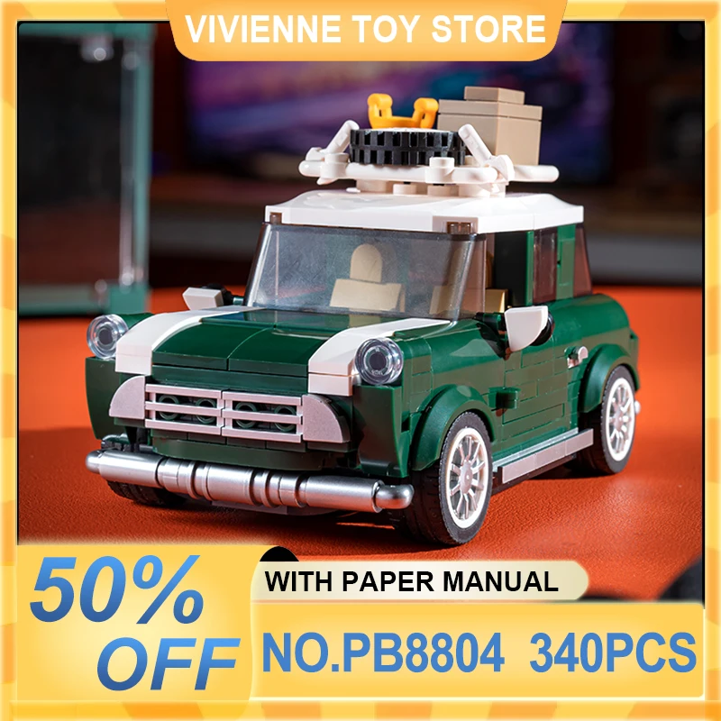 MOC PB8804 Technical MINI Camping Car Building Block