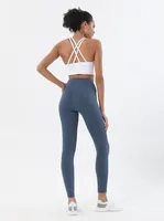 Soutien-gorge en nylon respirant pour femme, haut sexy, soutiens-gorge de yoga, sous-vêtements de sport, fitness, course arrière 6