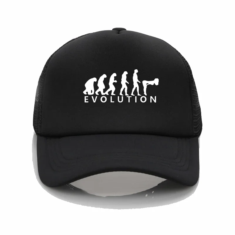 

Fashion Baseball cap Evolution caps Mesh Trucker hat lovely girl sun hats summer Men women snapback hats