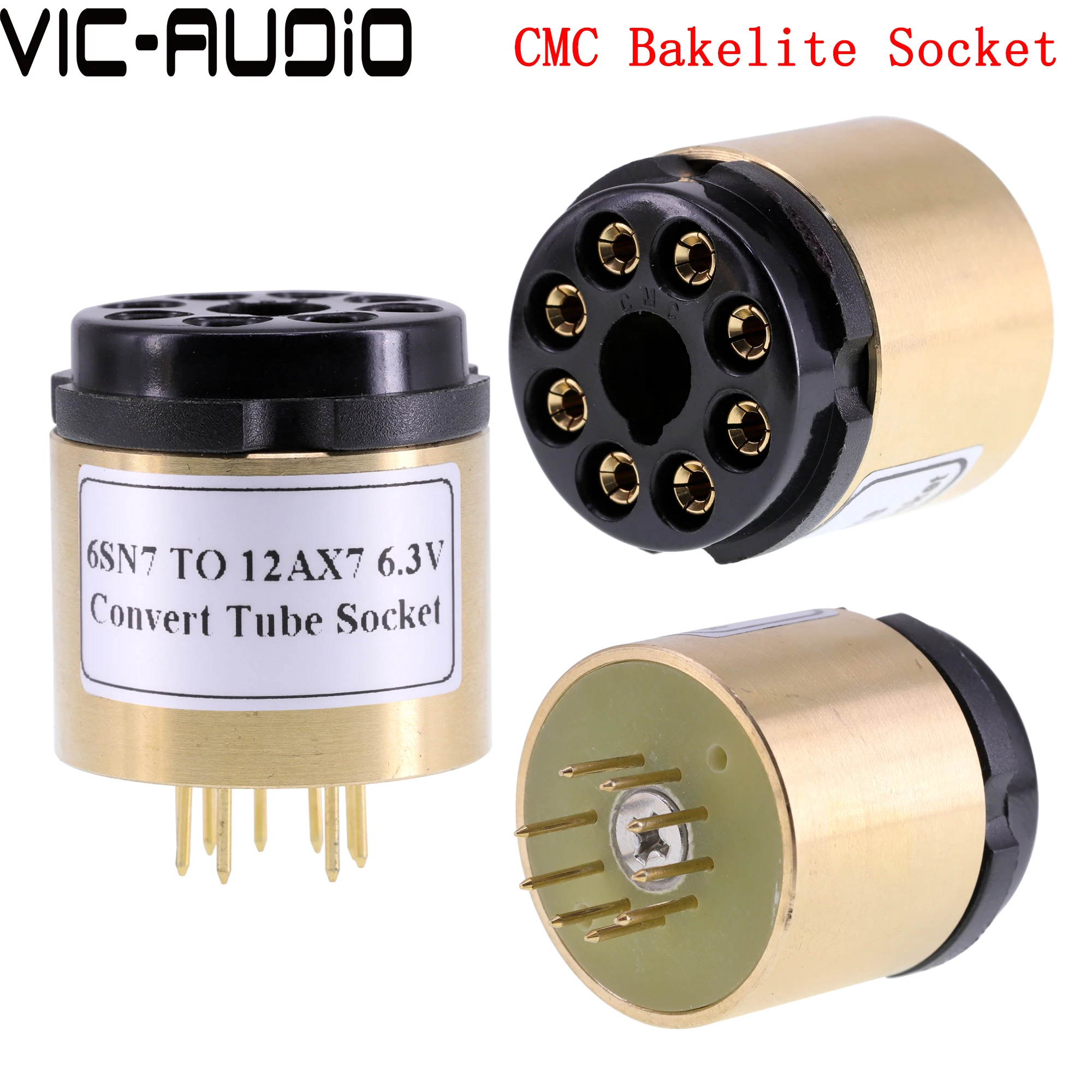 1PC 6SL7 CV181 6N8P 6N9P 6SN7 TO 12AX7 12AU7 ECC82 ECC83 B739 B749 B759 DIY  Audio Vacuum Tube Amplifier Convert Socket Adapter