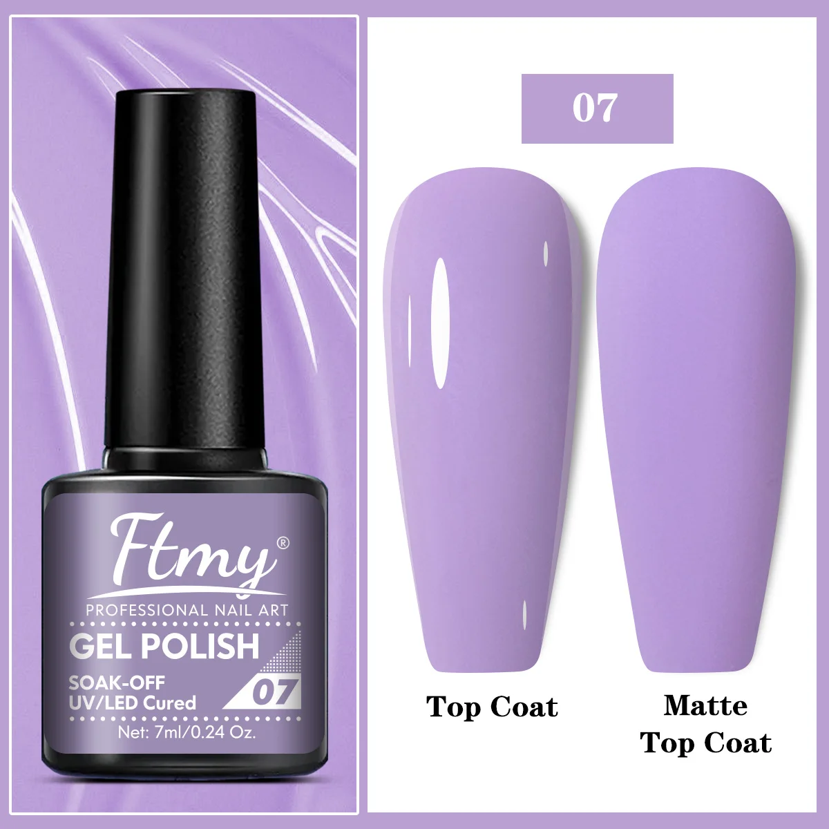 Bright and Vibrant Gel Nail Polish - Ideal for Spring and Summer Manicures - UV/LED Soak Off Varnish