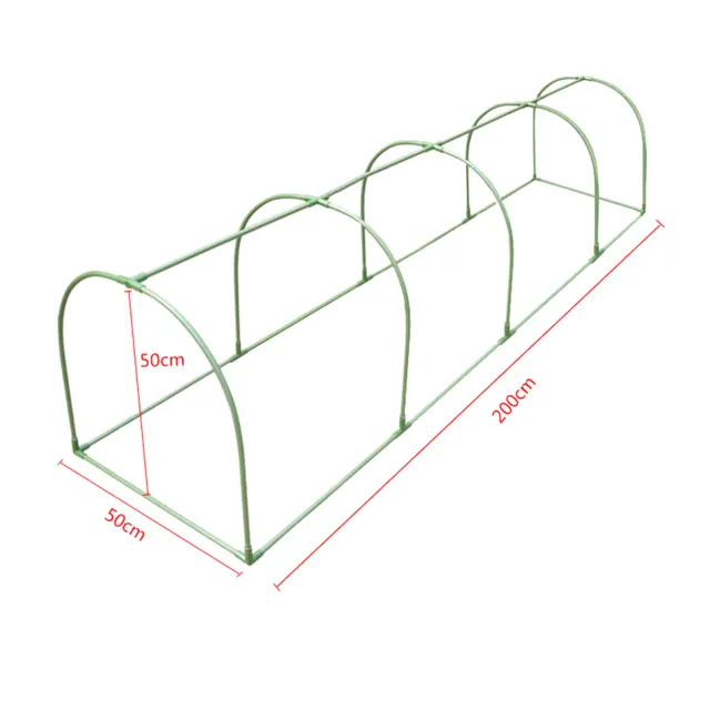 Garden Grow Plant Seed Home Tunnel Nursery with Iron Frame and PVC Cover Rainproof for Backyard Mini Greenhouse DIY Assemble Kit 6
