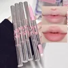 Lip Liner Pen Matte Lipstick Pen Silver Tube Waterproof Longlasting Lipstick Lip Contouring Non-stick Cup Lipliner Pencil Makeup 1