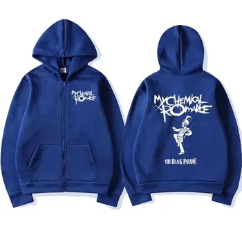 هوديي رجالي My Chemical Romance Mcr Dead Zipper Black Parade Punk Emo Rock بسحاب طراز عتيق 6