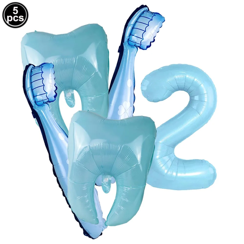 Dental Health Protection Themed Party Decor Foil Balloons
