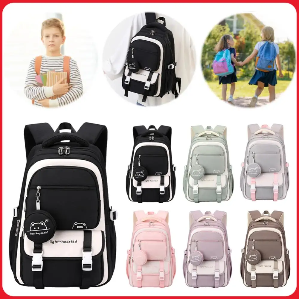 Ladies All-Match Bag Large Capacity Laptop Backpack Floral Printed Kawaii Nylon Backpack Trip Backpack 1
