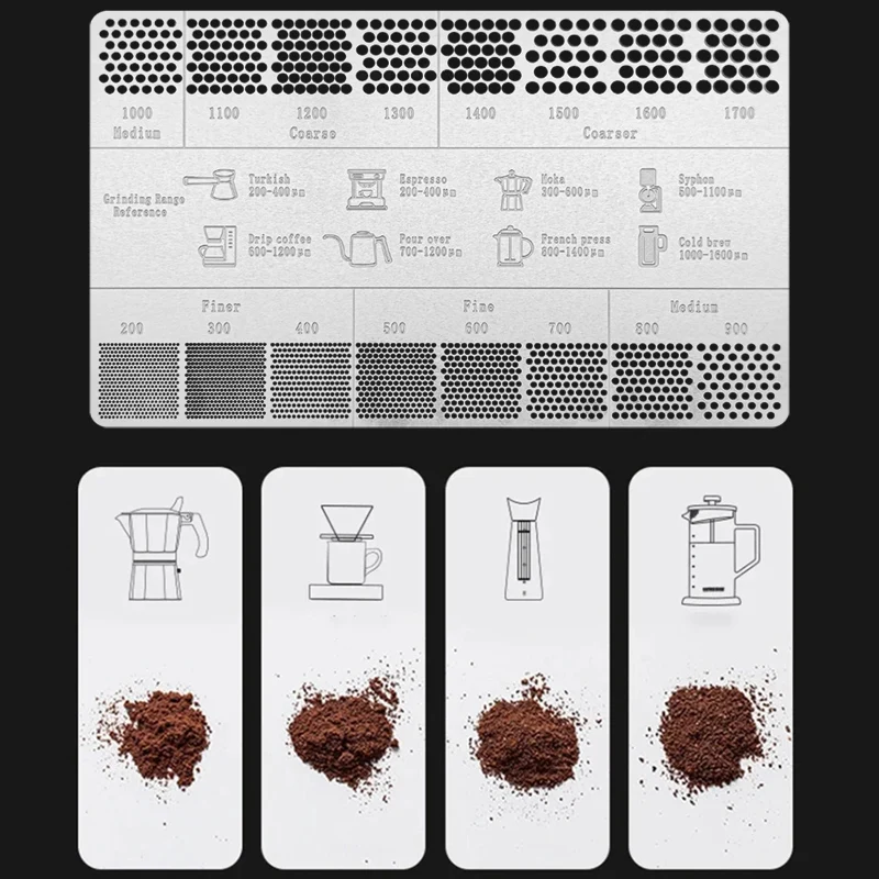 بطاقة معايرة طحن القهوة الاحترافية - أداة أساسية ل...