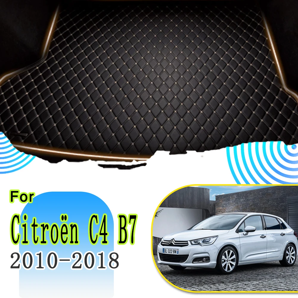 

Car Rear Trunk Mat For Citroën C4 2010~ 2018 Waterproof Tray Carpet Mud Tank Organizer Mats Acessorio Para Carro Car Accessories