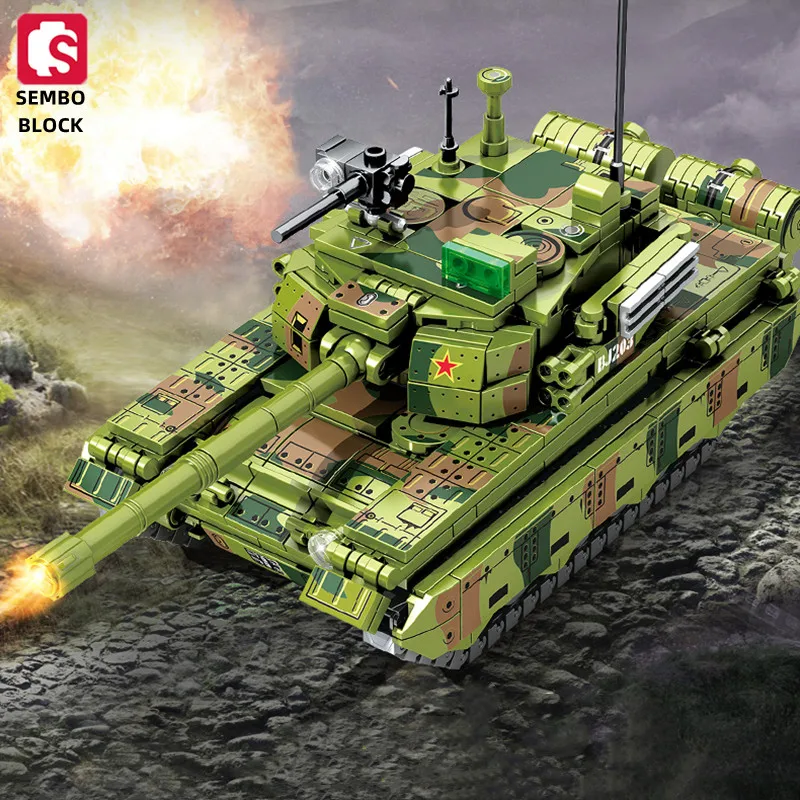 

SEMBO BLOCK tank building block plastic model DIY assembly Educational kids games fun toys boys gifts room decoration ornaments