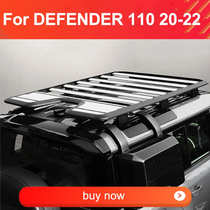 

Aluminum Alloy Roof Rack for Land Rover Defender 90 110 Silver Black Color Bracket Luggage Roof Racks