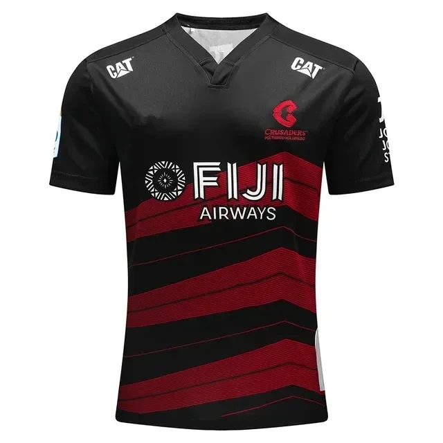 thumbnail image 1 of Camiseta de rugby de visitante para hombre Crusaders Rugby 2024 Talla: S-5XL (nombre y número personalizados impresos), 1 of 4